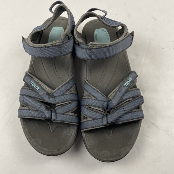 Teva Tirra Sandals Women Size 7.5 Blue Strappy Sport Hiking Walking Shoe #4266 - Picture 7 of 11